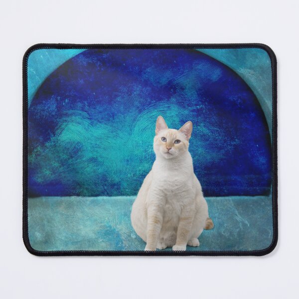 Item preview, Siamese on Blue designed and sold by Elisabeth Lucas.