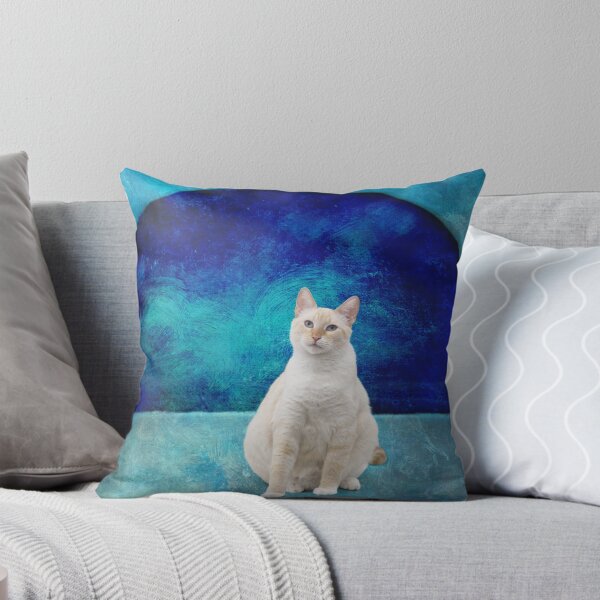 Item preview, Siamese on Blue designed and sold by Elisabeth Lucas.