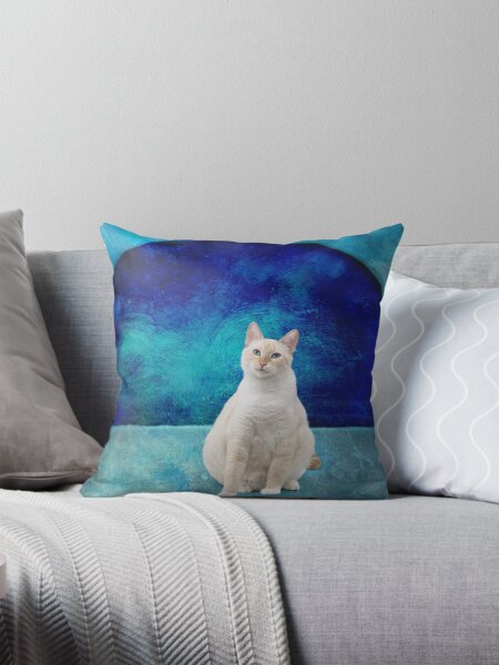 Item preview, Siamese on Blue designed and sold by Elisabeth Lucas.