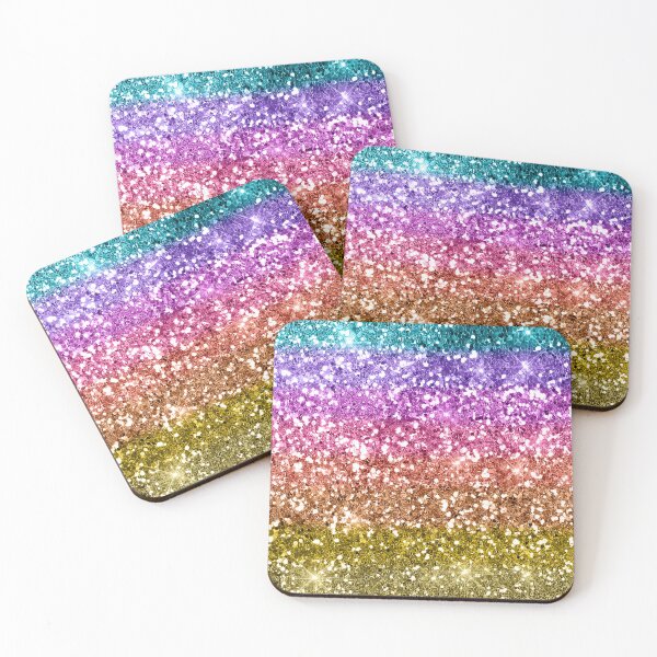 Item preview, Colorful Rainbow Glitter Sparkle Pattern designed and sold by Petgifts ★★★★★.