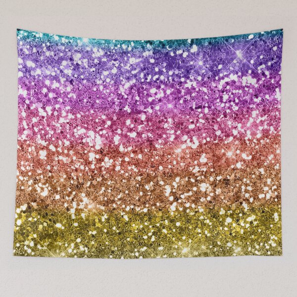 Item preview, Colorful Rainbow Glitter Sparkle Pattern designed and sold by Petgifts ★★★★★.