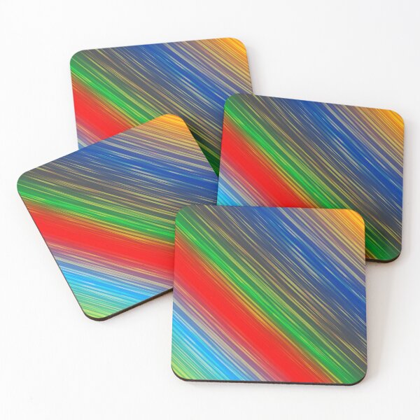 Item preview, Colorful Abstract Rainbow Texture Pattern designed and sold by risingrocket.