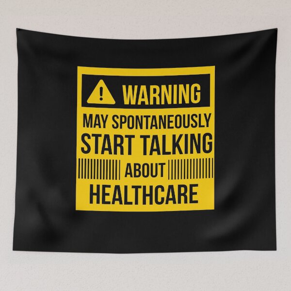 Item preview, warning may spontaneously talk about healthcare  designed and sold by celebteyz.