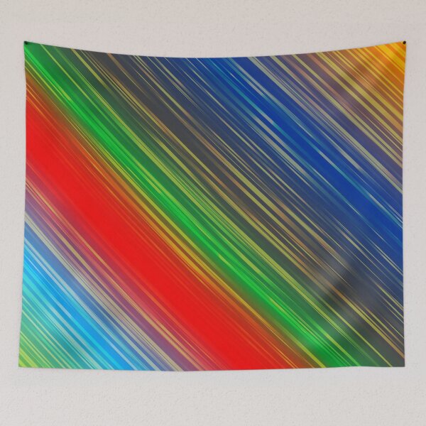 Item preview, Colorful Abstract Rainbow Texture Pattern designed and sold by risingrocket.