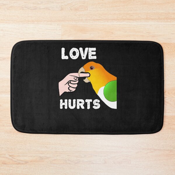 Item preview, White Bellied Caique Parrot Love Hurts Long Sleeve designed and sold by fleuryloetier.
