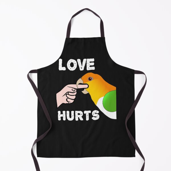 Item preview, White Bellied Caique Parrot Love Hurts Long Sleeve designed and sold by fleuryloetier.