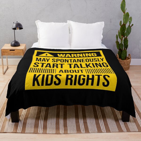 Item preview, warning may spontaneously talk about kids rights designed and sold by celebteyz.