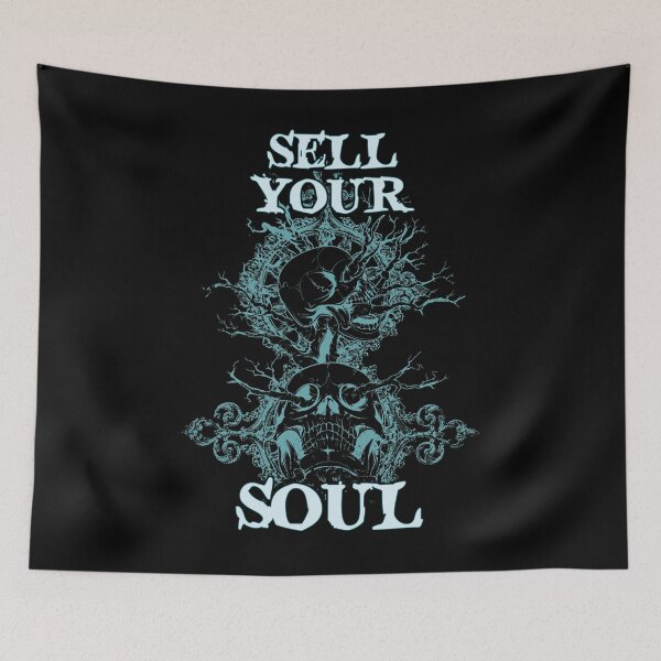 Item preview, Sell Your Soul - Cool Blue - Skulls designed and sold by aventi24.