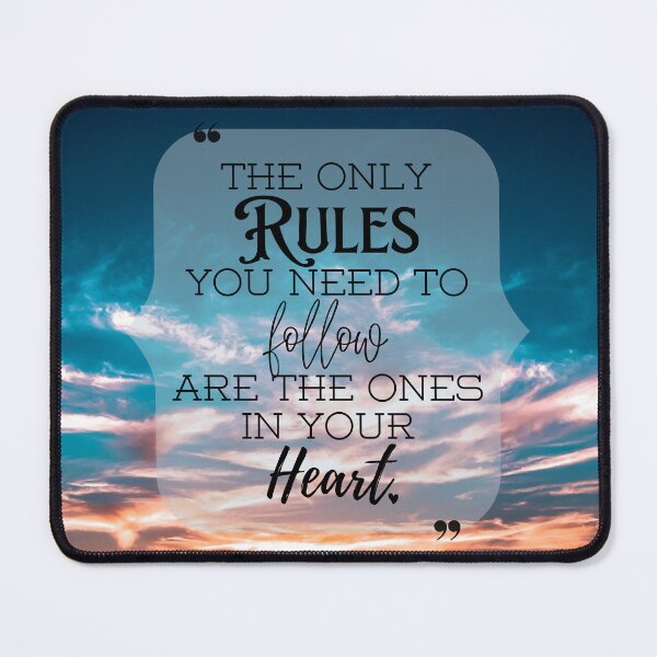 Item preview, The Only Rules You Need to Follow designed and sold by RebekahLanden.