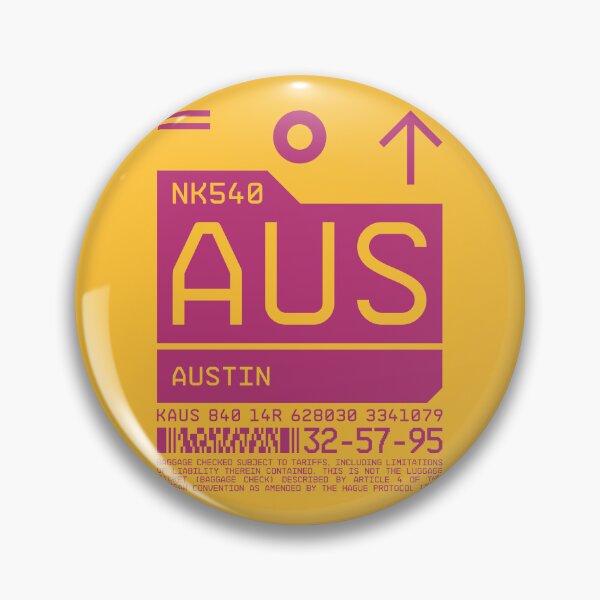 Item preview, Luggage Tag C - AUS Austin USA designed and sold by VoodooCircus.