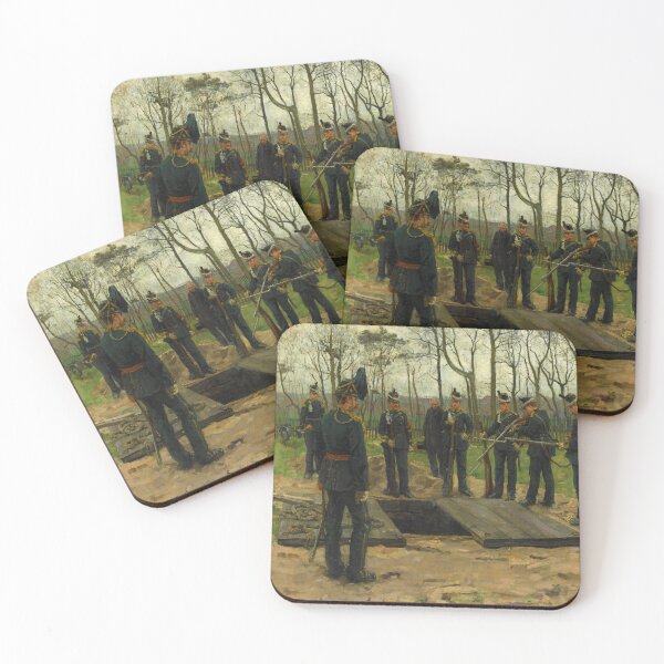 Item preview, Military Funeral by Isaac Israëls (1882) designed and sold by allhistory.