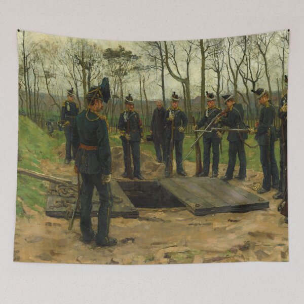 Item preview, Military Funeral by Isaac Israëls (1882) designed and sold by allhistory.
