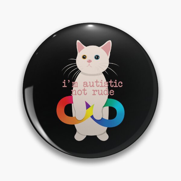 Item preview, Cute Kitty With Autism Infinity Symbol designed and sold by Luan Huynh.