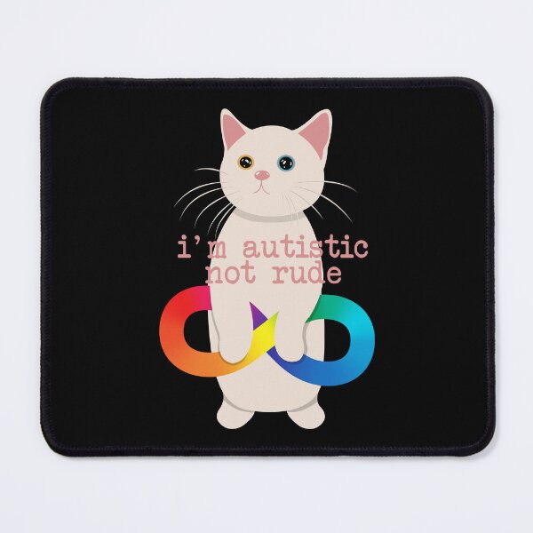 Item preview, Cute Kitty With Autism Infinity Symbol designed and sold by Luan Huynh.