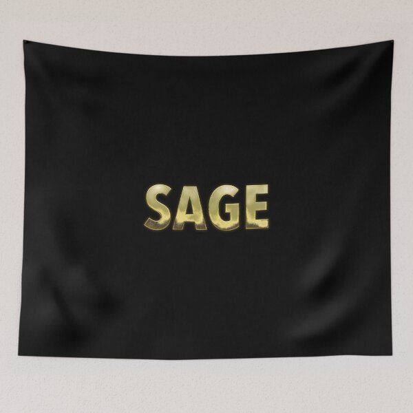 Item preview, Sage Name - Solid Gold Text Design designed and sold by NameTheory.