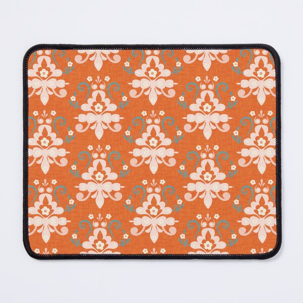 Item preview, Modern Damask Orange Burnt designed and sold by susycosta.