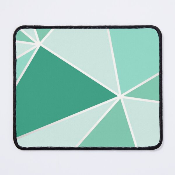 Item preview, Geometric Green Triangles designed and sold by GeoFormsArt.