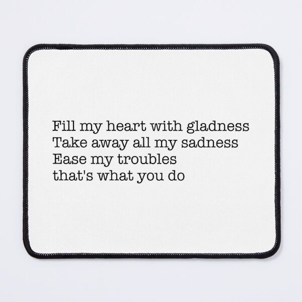 Item preview, Fill my heart with gladness (black) designed and sold by didijuca.