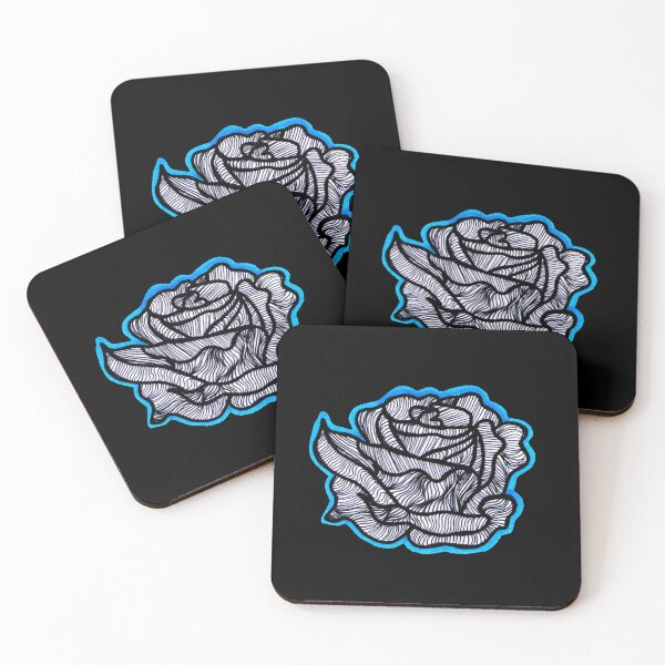 Item preview, Blue Rose Hand Drawn Illustration designed and sold by Harriet Linton.