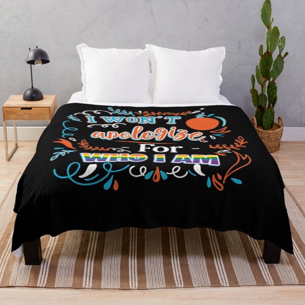 Item preview, I Won't Apologize For Who I Am - Gay Pride designed and sold by Optix.