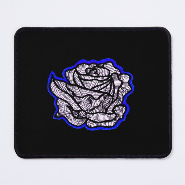 Item preview, Dark Blue Rose Hand Drawn Illustration designed and sold by Harriet Linton.