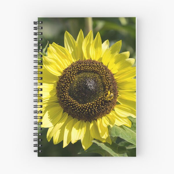 Item preview, Pollinator Jewel - a Beautiful Sunflower with a Golden Bee designed and sold by Georgia Mizuleva.