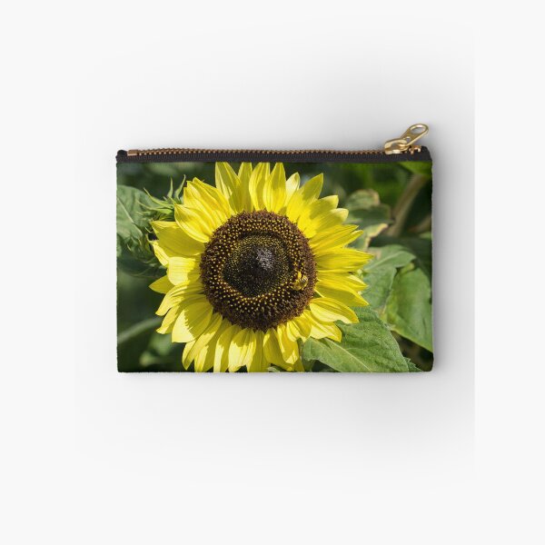 Item preview, Pollinator Jewel - a Beautiful Sunflower with a Golden Bee designed and sold by Georgia Mizuleva.