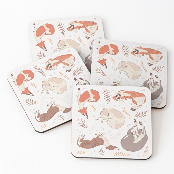 Item preview, Sleeping Autumn Whippets designed and sold by evekajander.