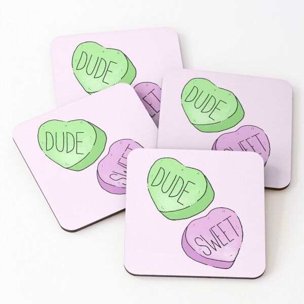 Item preview, Dude Sweet Conversation Hearts designed and sold by Dr-Sloth.