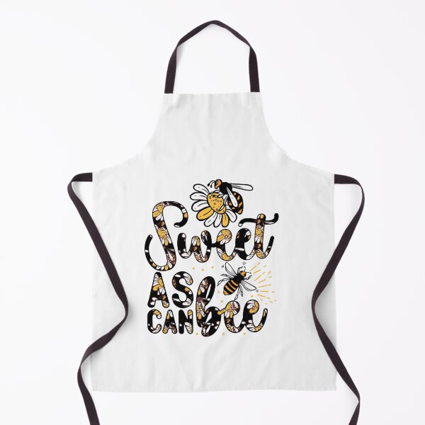 Item preview, balck and yellow funny quote "Sweet as can bee" Flowers and bees pun sticker gift for wife gift for gilfriend gift for flower lovers for bee lovers designed and sold by GhostAmine.