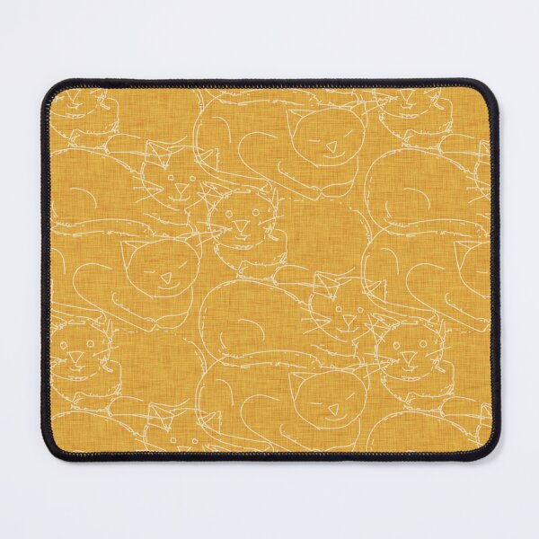 Item preview, Line Contour Cat Yellow designed and sold by susycosta.
