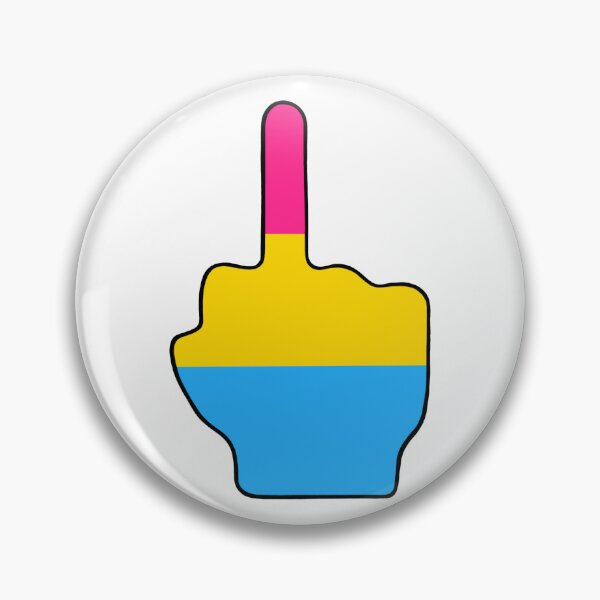 Item preview, Pride Middle Finger - Pan designed and sold by gennyevans.