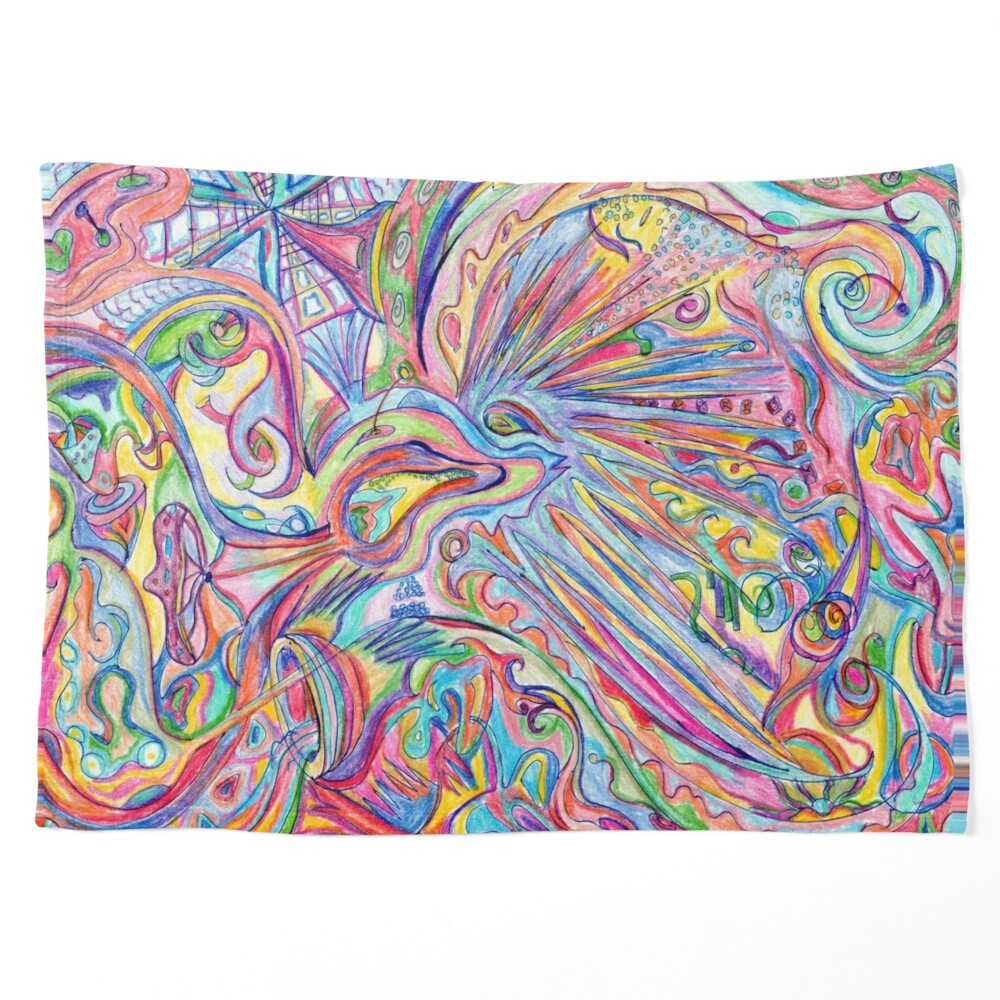 Trippy Psychedelic pattern globe Art Board Print for Sale by mark