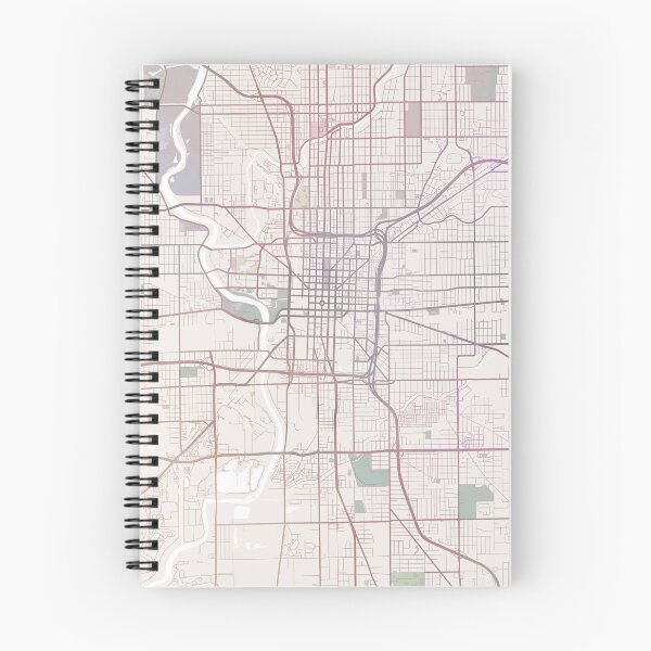 Item preview, Indianapolis Map, Indianapolis City, Indianapolis Indiana USA City designed and sold by TheRedFinch.