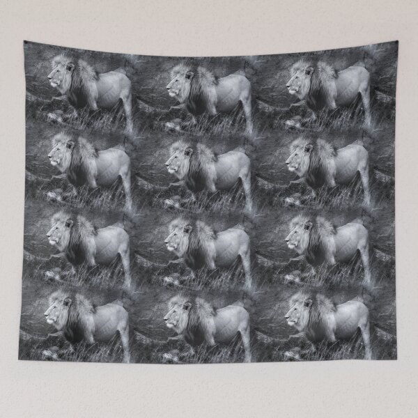 Item preview, King of beasts – Black & White version designed and sold by Owed To Nature.