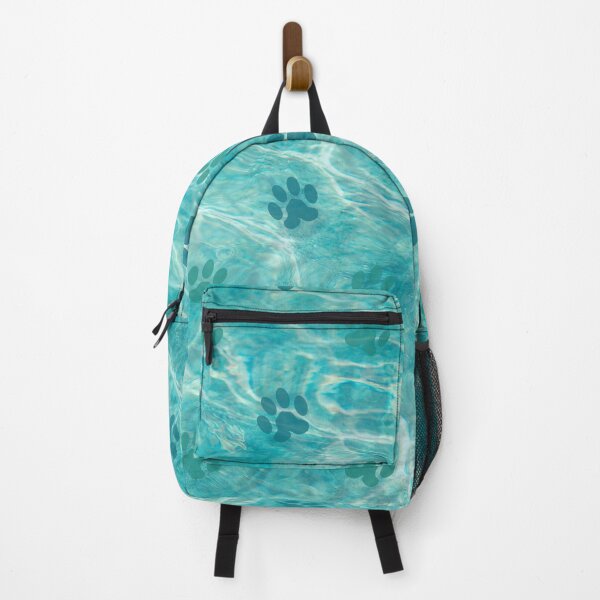 Item preview, blue ocean cat and dog paw print designed and sold by Beeroclock.