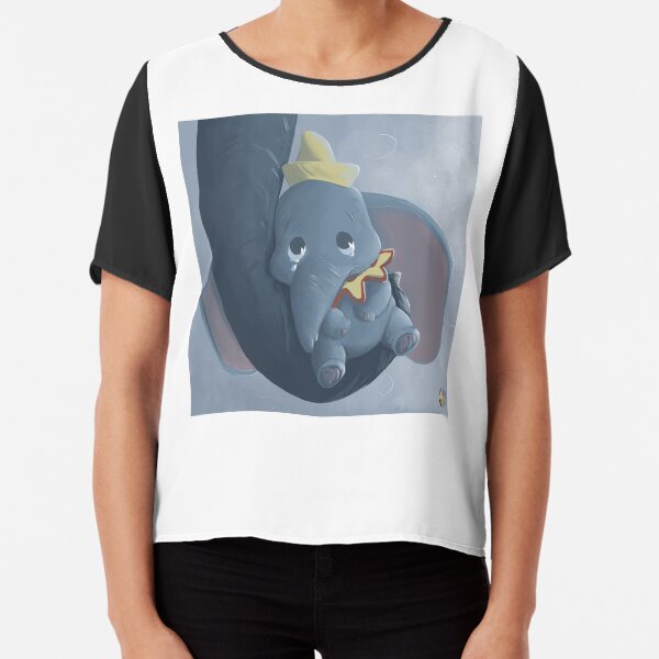 DUMBO Art Print Chiffon Top