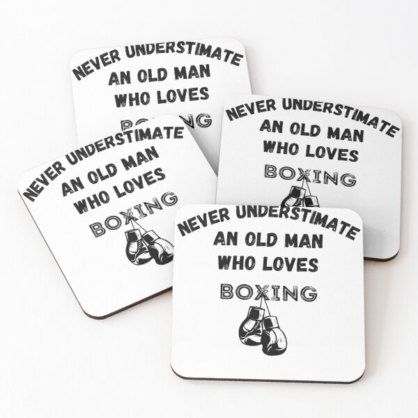 Item preview, Never Underestimate An Old Man Who Loves Boxing designed and sold by Hab2.