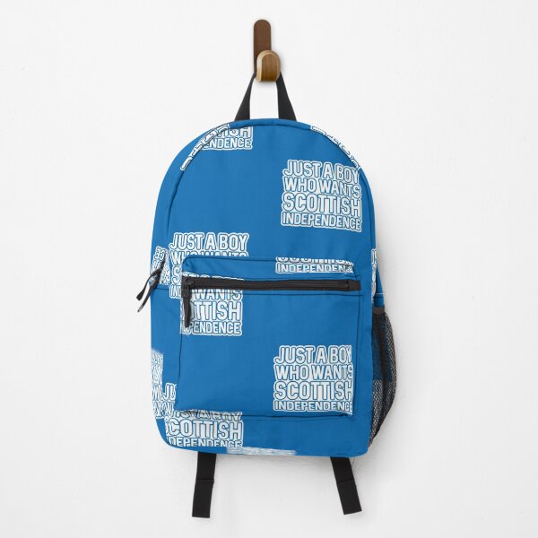 Item preview, JUST A BOY WHO WANTS SCOTTISH INDEPENDENCE, Scottish Independence White and Saltire Blue Layered Text Slogan designed and sold by MacPean.