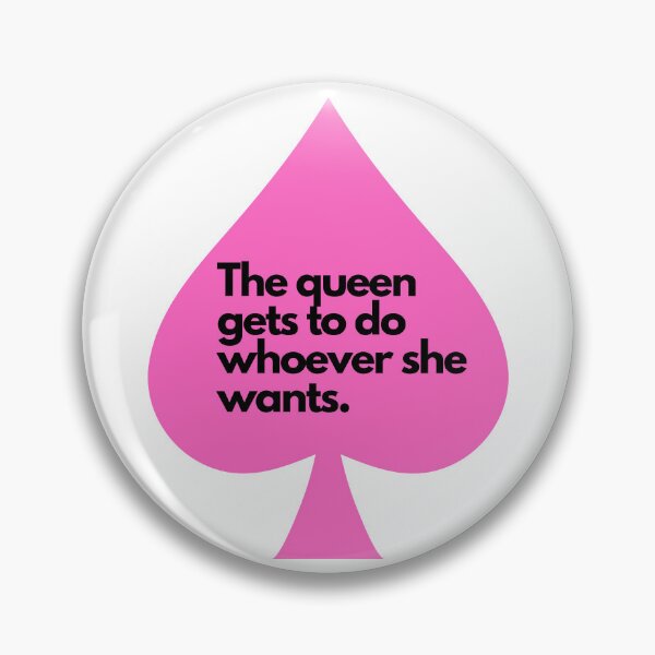 Item preview, Pink spade, The queen gets to do whoever she wants designed and sold by KeikoandSarge.