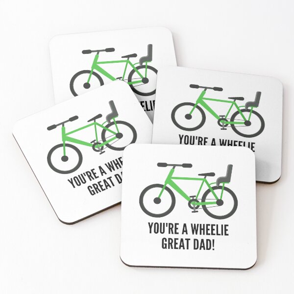 Item preview, Wheelie Great Dad - Bicycle Jokes for Fathers designed and sold by CherieTree.