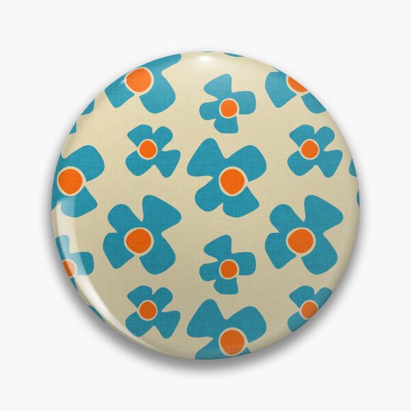 Item preview, New Flower Daisy Beige Blue designed and sold by susycosta.