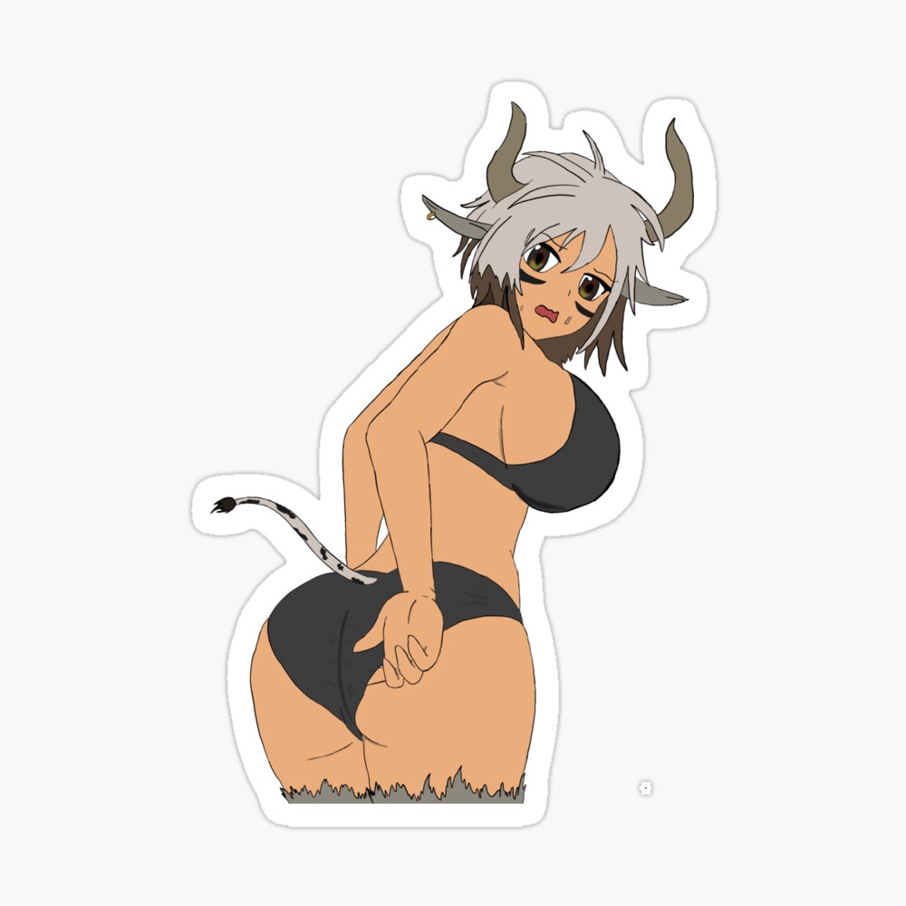 Póster for Sale con la obra «Chica Anime Bikini Waifu Monster Musume Chica  Vaca Diseño Chica Monstruo» de AkumaNoSenshi | Redbubble