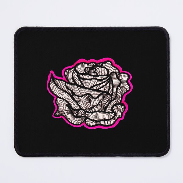 Item preview, Strawberry Pink Rose Hand Drawn Illustration designed and sold by Harriet Linton.