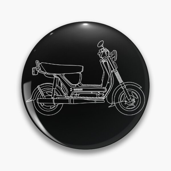 Item preview, Simson SR50 scooter white lines best t-shirt design designed and sold by EdimDesign.