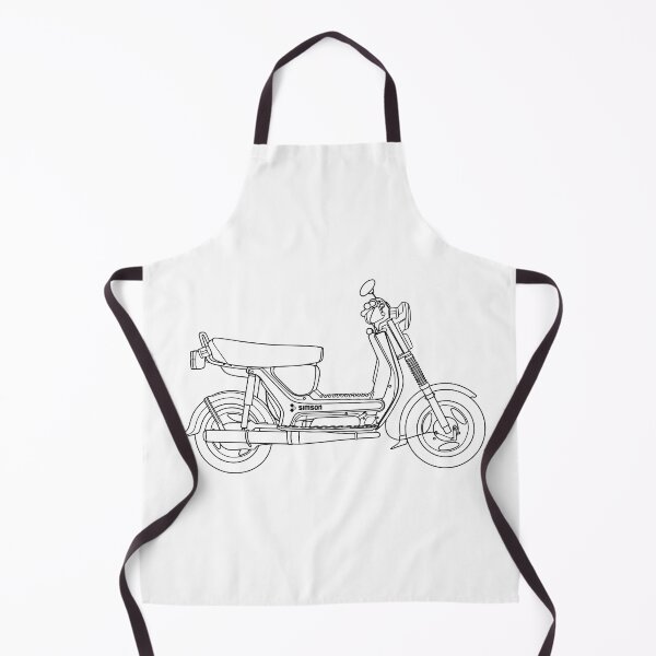Item preview, Simson SR50 scooter black lines best t-shirt design designed and sold by EdimDesign.