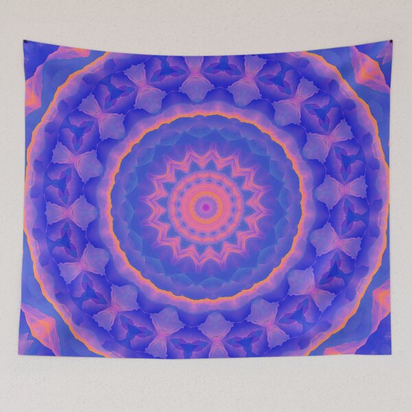 Item preview, Blue Orange Kaleidoscope designed and sold by Shapes-Mania.