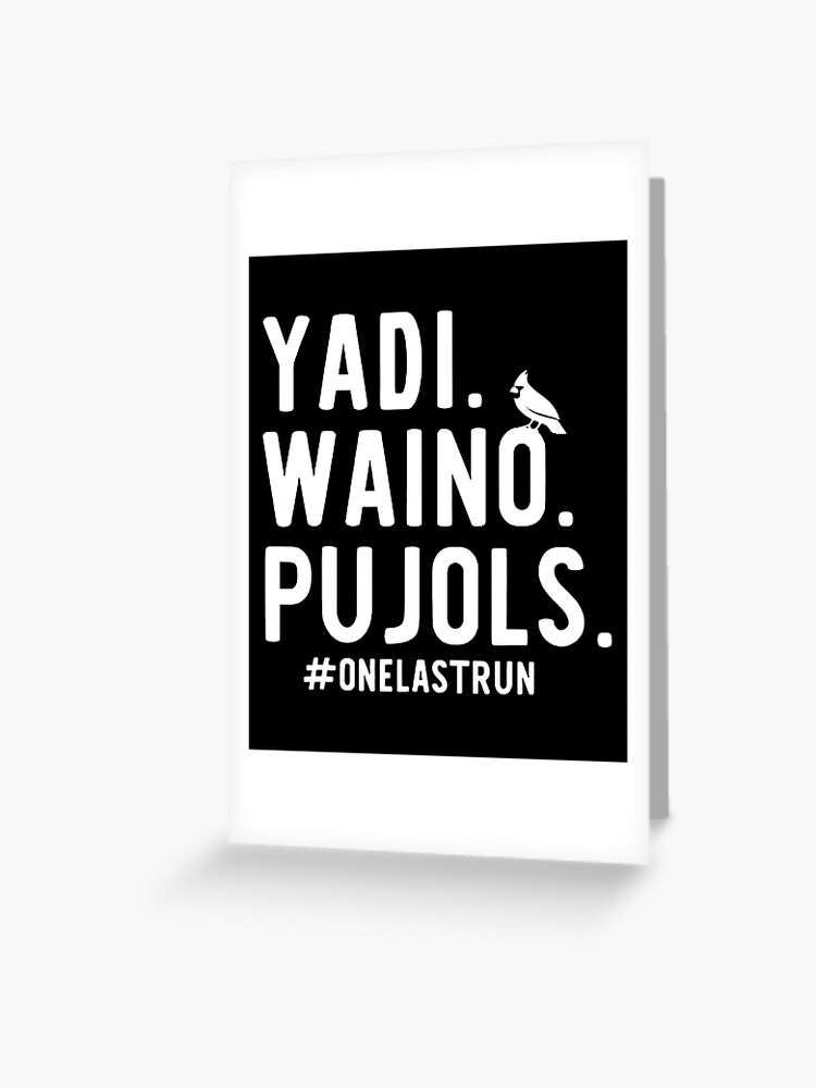 Yadi Waino Pujols Funny Essential T-Shirt for Sale by Nellieartist