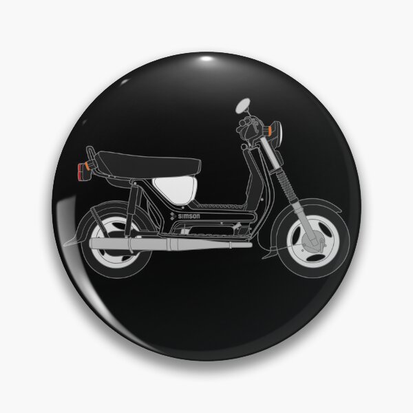 Item preview, Simson SR50 scooter colored best t-shirt design designed and sold by EdimDesign.