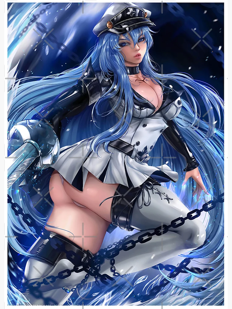 Esdeath  Akame Ga Kill, an art print by Kai Ilmardi - INPRNT